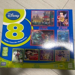 8 Disney puzzles.